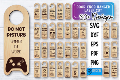 Door Knob Hanger Laser Cut SVG | Home SVG Design | CNC files