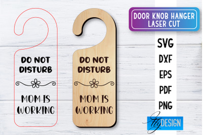 Door Knob Hanger Laser Cut SVG | Home SVG Design | CNC files
