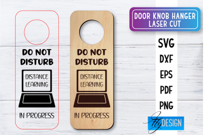 Door Knob Hanger Laser Cut SVG | Home SVG Design | CNC files