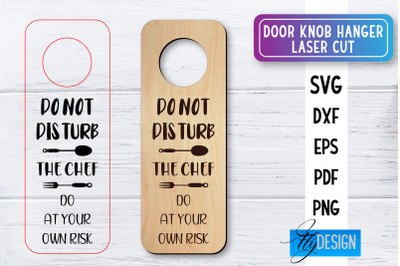 Door Knob Hanger Laser Cut SVG | Home SVG Design | CNC files