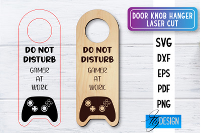 Door Knob Hanger Laser Cut SVG | Home SVG Design | CNC files