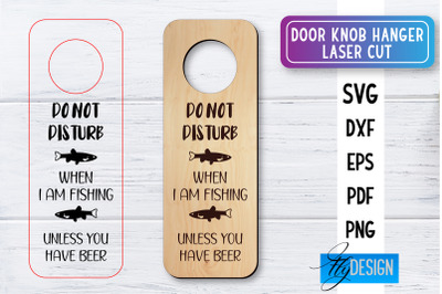 Door Knob Hanger Laser Cut SVG | Home SVG Design | CNC files