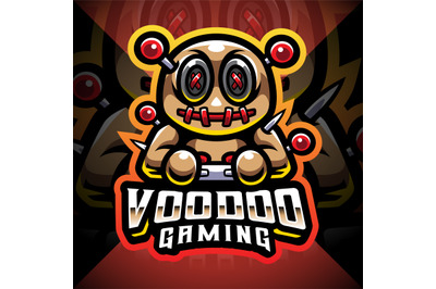 Voodoo gaming esport mascot logo