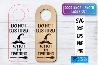 Door Knob Hanger Laser Cut SVG | Home SVG Design | CNC files