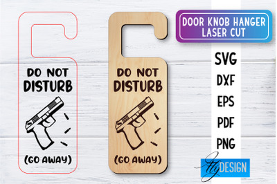 Door Knob Hanger Laser Cut SVG | Home SVG Design | CNC files