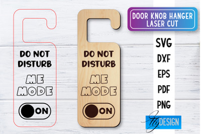 Door Knob Hanger Laser Cut SVG | Home SVG Design | CNC files