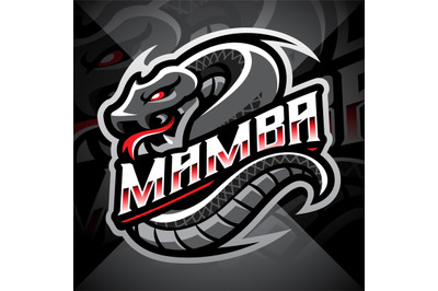 Mamba esport mascot logo design