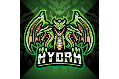 Hydra esport mascot logo design