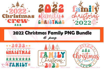 2022 Christmas Family PNG Bundle