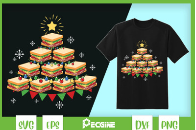 Fast Food Sandwich Christmas Tree