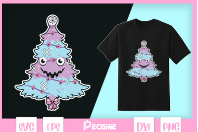 Christmas Tree Pastel Goth