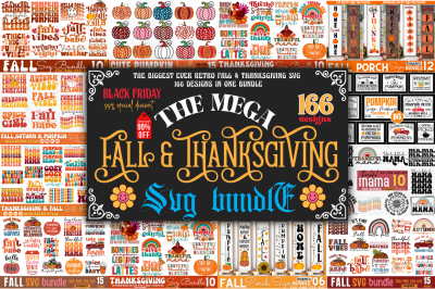 Mega Thanksgiving SVG Bundle