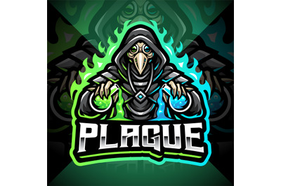 Plague doctor esport mascot logo