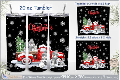Christmas Tumbler sublimation designs 20oz | Christmas tumbler wrap