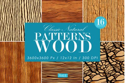 Natural Wood Patterns Set 2