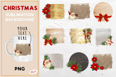 Christmas Sublimation Background Bundle.Christmas Backsplash