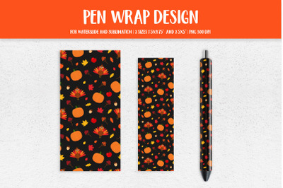 Thanksgiving Epoxy Pen Wrap Design