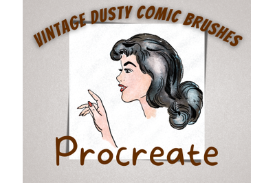 Dusty Comic Brushes for Procreate X 18