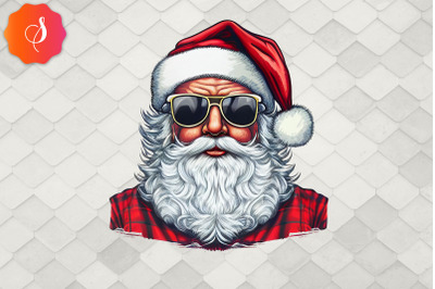 Funny Super Cool Santa Claus Christmas