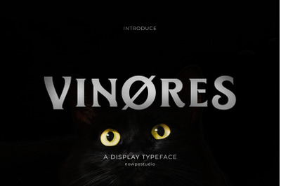 Vinores Typeface