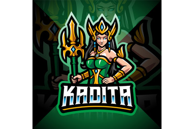 Kadita esport mascot logo design