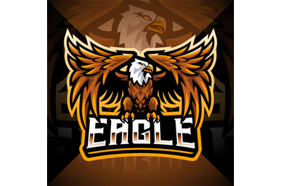 Eagle esport mascot logo design