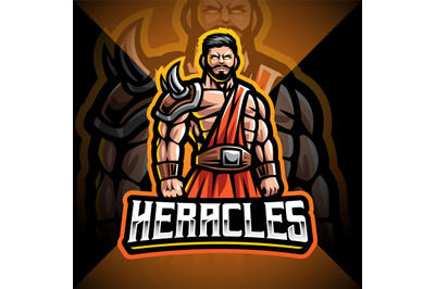 Heracles esport mascot logo design
