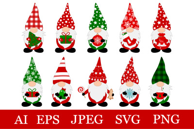 Christmas Gnomes SVG. Christmas Gnome Sublimation