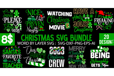 Christmas T-Shirt Bundle &2C; Christmas Sublimation Bundle &2C; Christmas SV