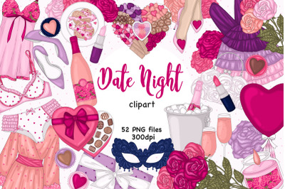 Date Night Clipart