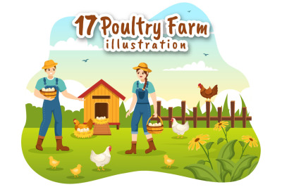 17 Poultry Farm Design Illustration