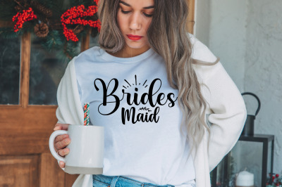 brides maid svg