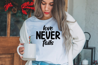 love never fails svg