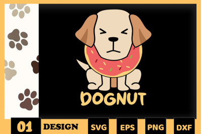 Animal Puns Dog Dognut Donut Funny