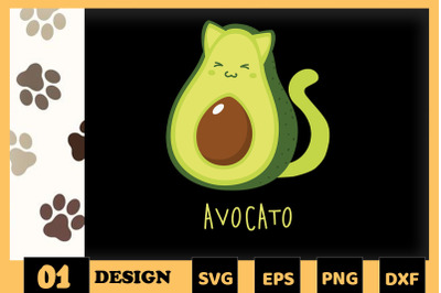 Animal Puns Avocato Funny Cat Avocado