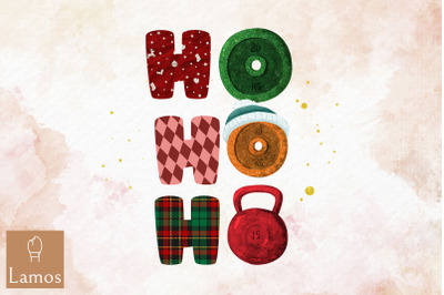 Ho Ho Ho Christmas Barbell Gymer