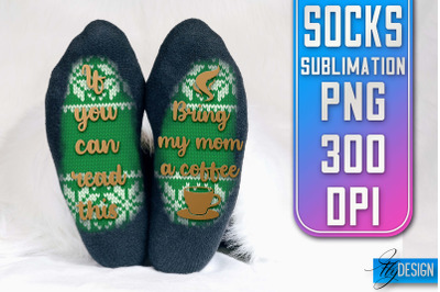 Socks Quotes SubliSocks Quotes Sublimation | PNG Design | Family