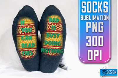 Socks Quotes Sublimation | PNG Design | Family Design