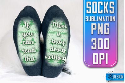 Socks Quotes Sublimation | PNG Design | Family Design