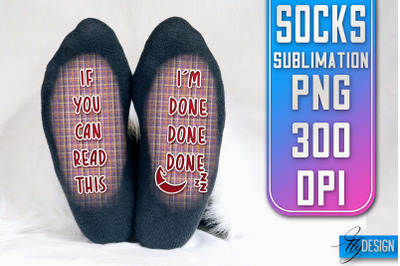 Socks Quotes Sublimation | PNG Design | Family Design