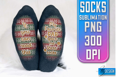 Socks Quotes Sublimation | PNG Design | Family Design