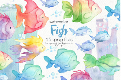 Tropical Fish Clipart - PNG Files