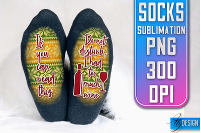 Socks Quotes Sublimation | PNG Design | Family Design