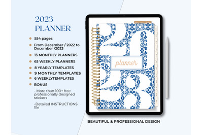 2023 digital planner/2023 Ipad planner / 2023 Goodnotes planner