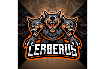 Cerberus esport mascot logo design