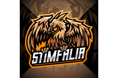 Stimfalia bird esport mascot logo design