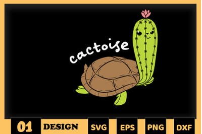 Animal Puns Cute cactoise Funny tortoise