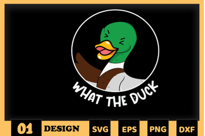 Animal Puns Funny Duck What the Duck