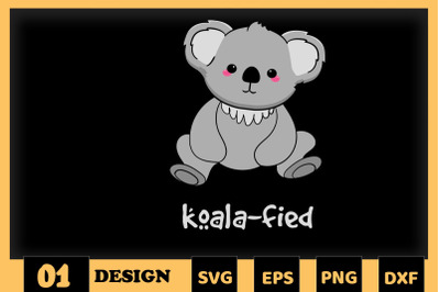 Animal Puns Cute Koala Koala-fied