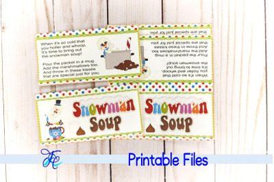 Snowman Soup Bag Toppers v2